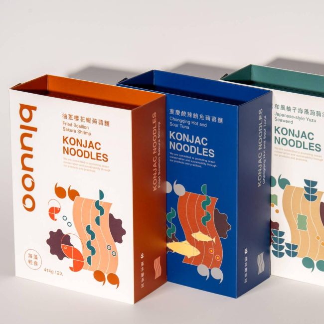 蒟蒻麵書型紙盒